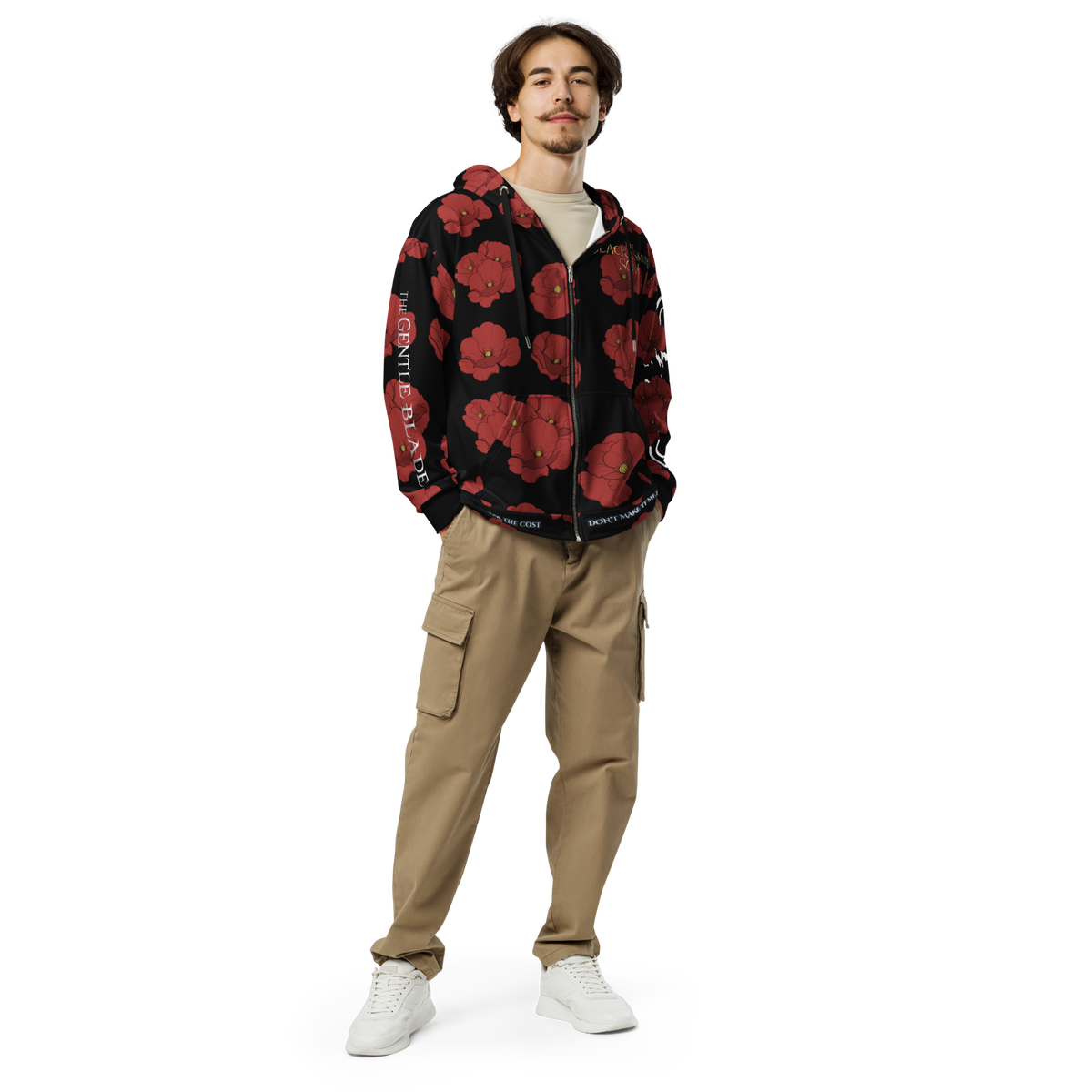 Premium "We'll all be free" All-Over Print Zip Hoodie