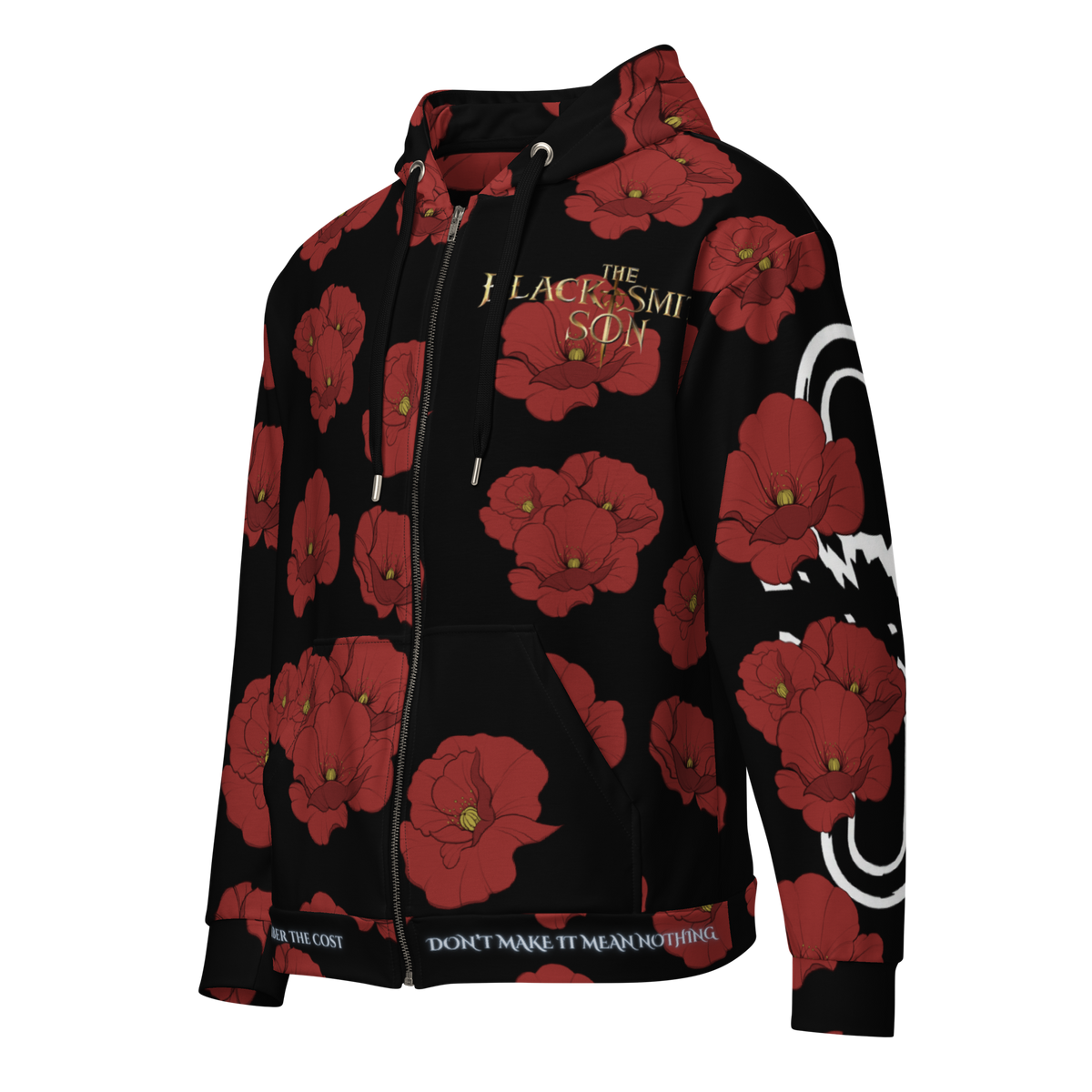 Premium "We'll all be free" All-Over Print Zip Hoodie